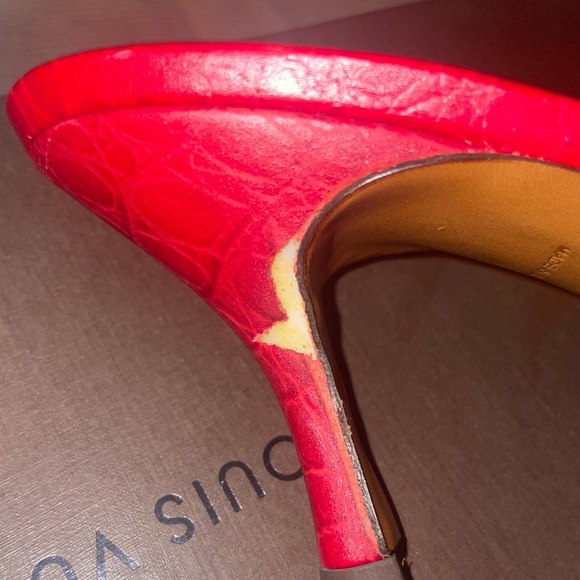 Louis Vuitton Denim and Red Sandals - Picture 13 of 13